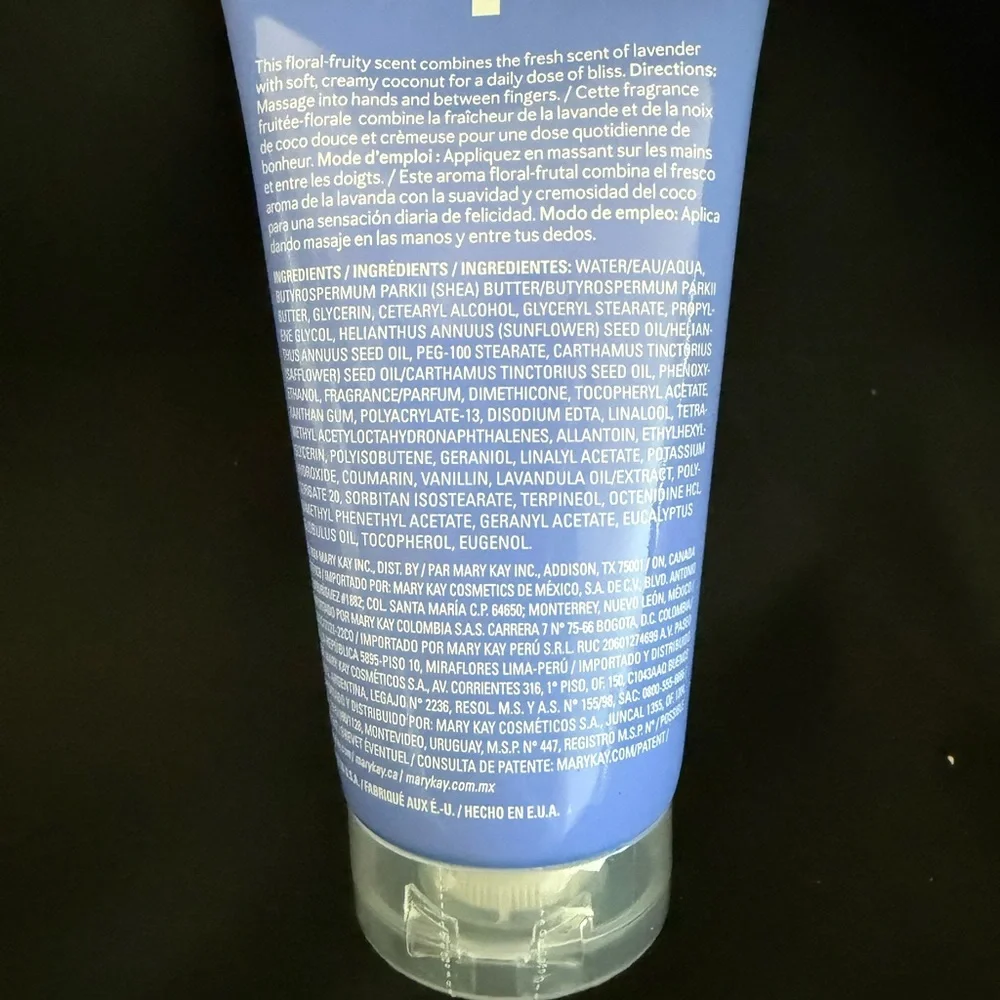 Mary Kay Lavender & Coconut Hand Cream Limited Edition 2.5 oz